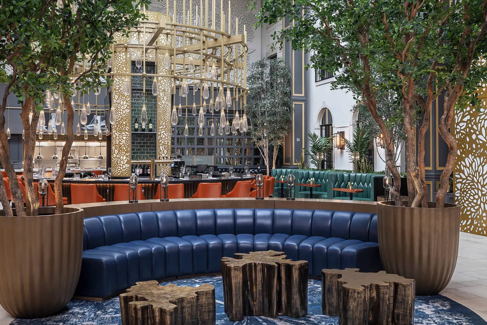 The Lytle Park Hotel lobby seating