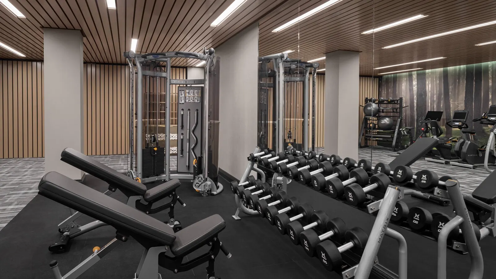 The Lytle Park Hotel fitness center